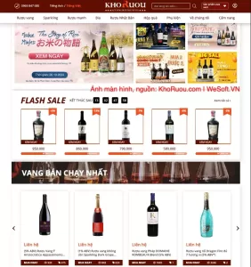 Website Kho Rượu | WeSoft.VN