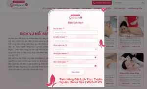Tính Năng Đặt Lịch Trực Tuyến | WeSoft.Vn