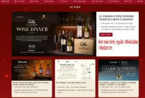 Website WineCellar | WeSoft.Vn