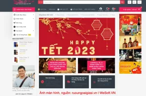 Website Rượu Ngoại Giá Sỉ | WeSoft.Vn