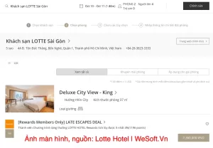 Hệ thống đặt phòng trực tuyến | WeSoft.Vn