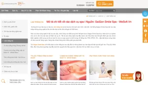 Mô tả chi tiết về các dịch vụ spa | WeSoft.VN