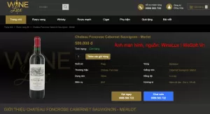 Website WineLux | WeSoft.Vn