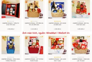 Website Wine Mart | WeSoft.Vn