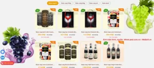 Website Wineland | WeSoft.VN