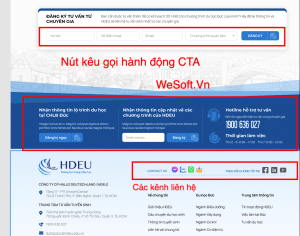 Tích hợp mạng xã hội để tăng tương tác WeSoft.Vn
